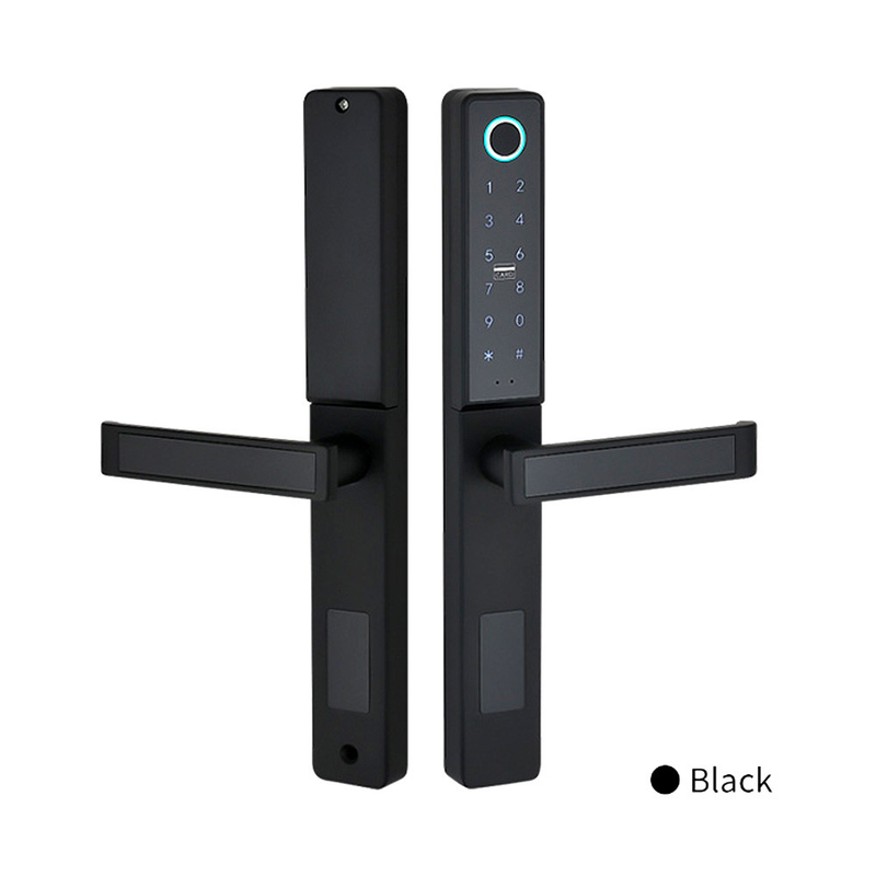 Puerta de alta seguridad cerradura inteligente timbre de puerta Tuya App Sala de uso doméstico Cerradura electrónica de puerta Colorida
