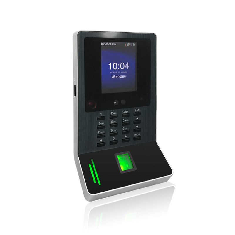 Cara y huellas dactilares Tiempo de asistencia WIFI Sistema de control de acceso de reconocimiento facial biométrico dinámico con lector de tarjetas-FA220