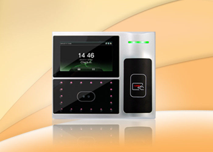 4.3 Inch TFT Touch Screen Facial Recognition Time Attendance System Support Scheduled Bell , Self Inquiry